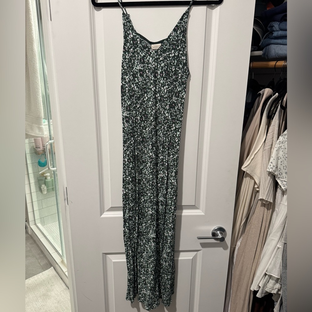 A New Day Floral Print Midi Dress